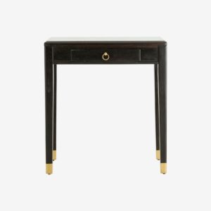 Nordal - EMS konsolbord med 1 skuffe - sort - L70 Ã B35 Ã H77 cm